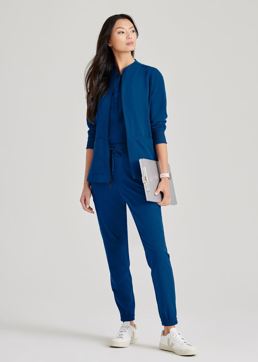 Barco Unify 5 Pocket Zip Front Warm Up Jacket | Scrubs & Beyond