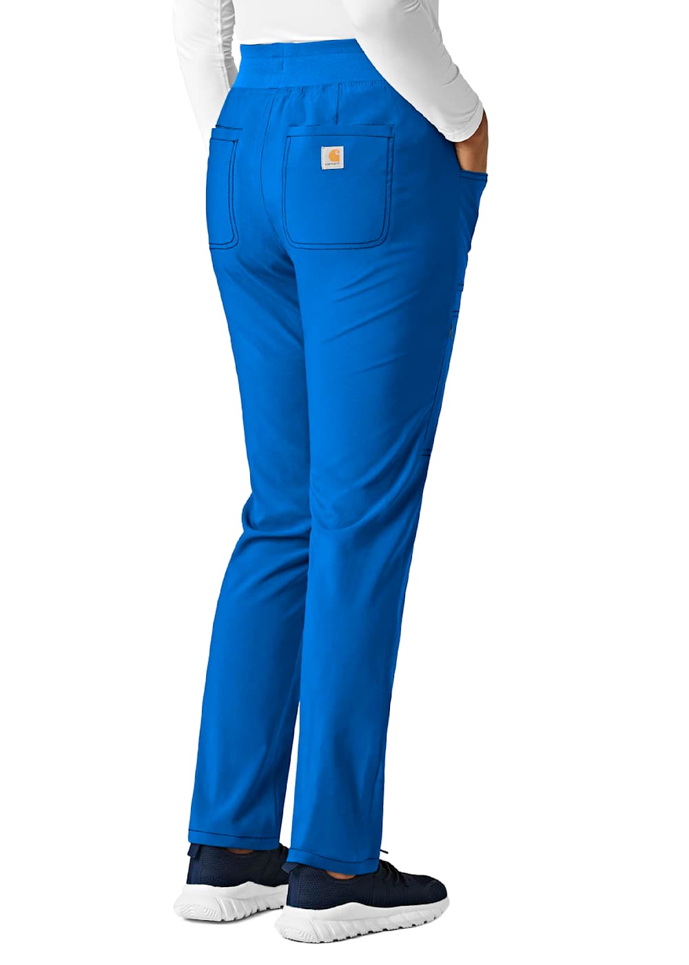 8-Pocket Rib Knit Waistband Cargo Pant