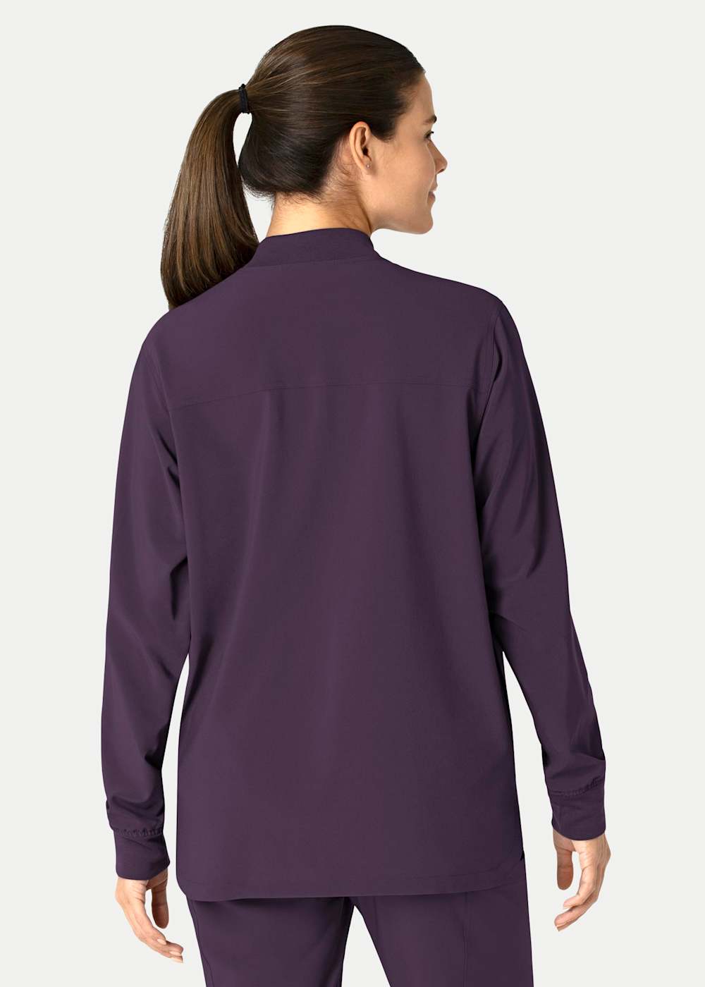 5-Pocket Snap Front Scrub Jacket