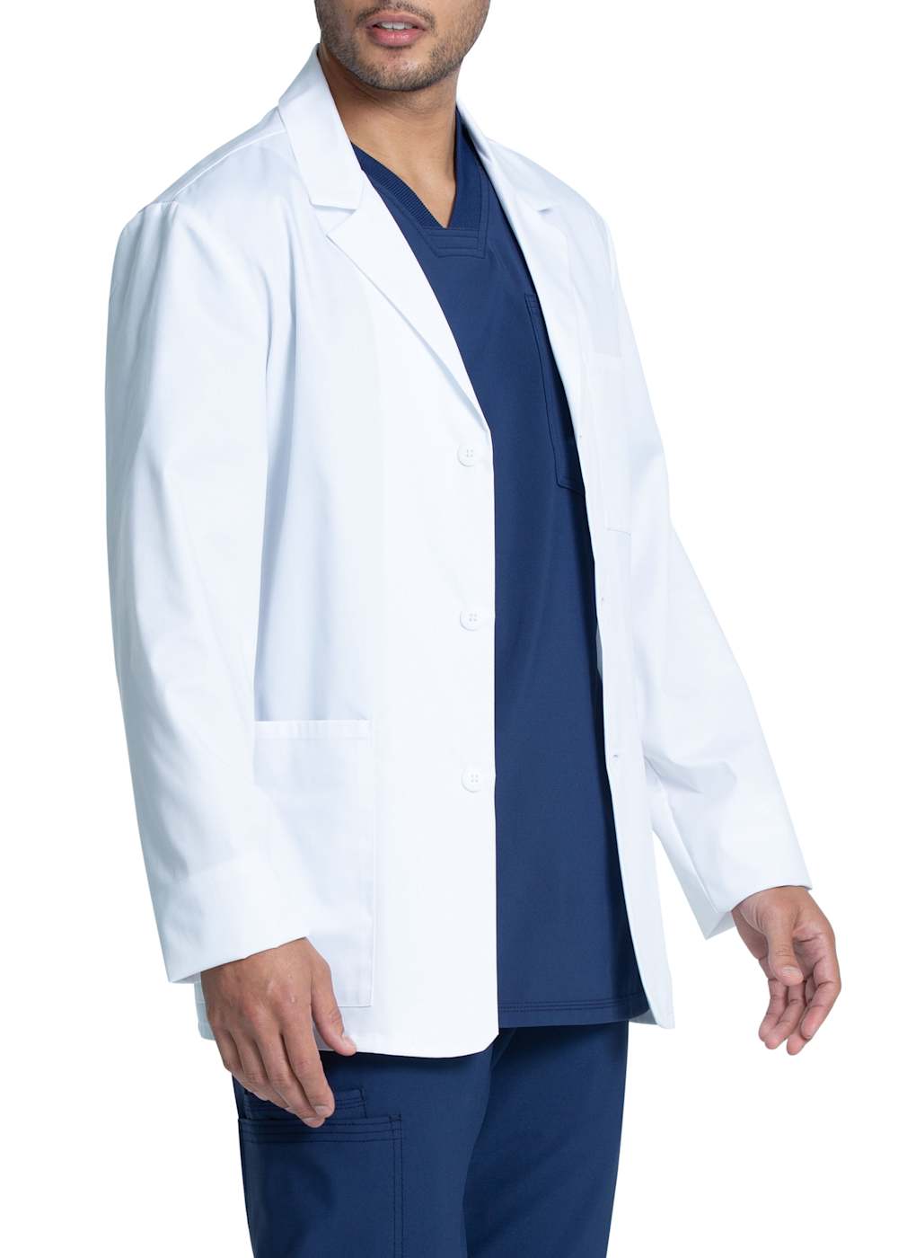 Men's 30 Inch Stretch Twill Consultation Lab Coat