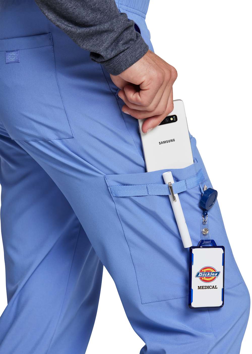 Dickies EDS Essentials Unisex Tapered Leg Drawstring Scrub Pants