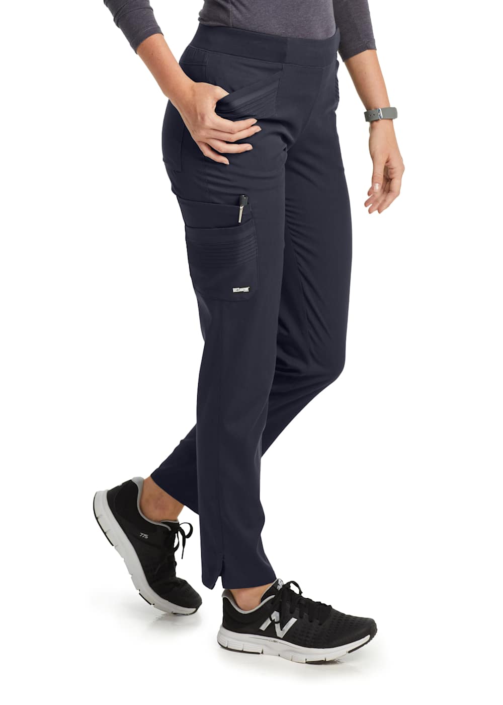 Grey's Anatomy Impact Moto 6 Pocket Straight Leg Drawstring