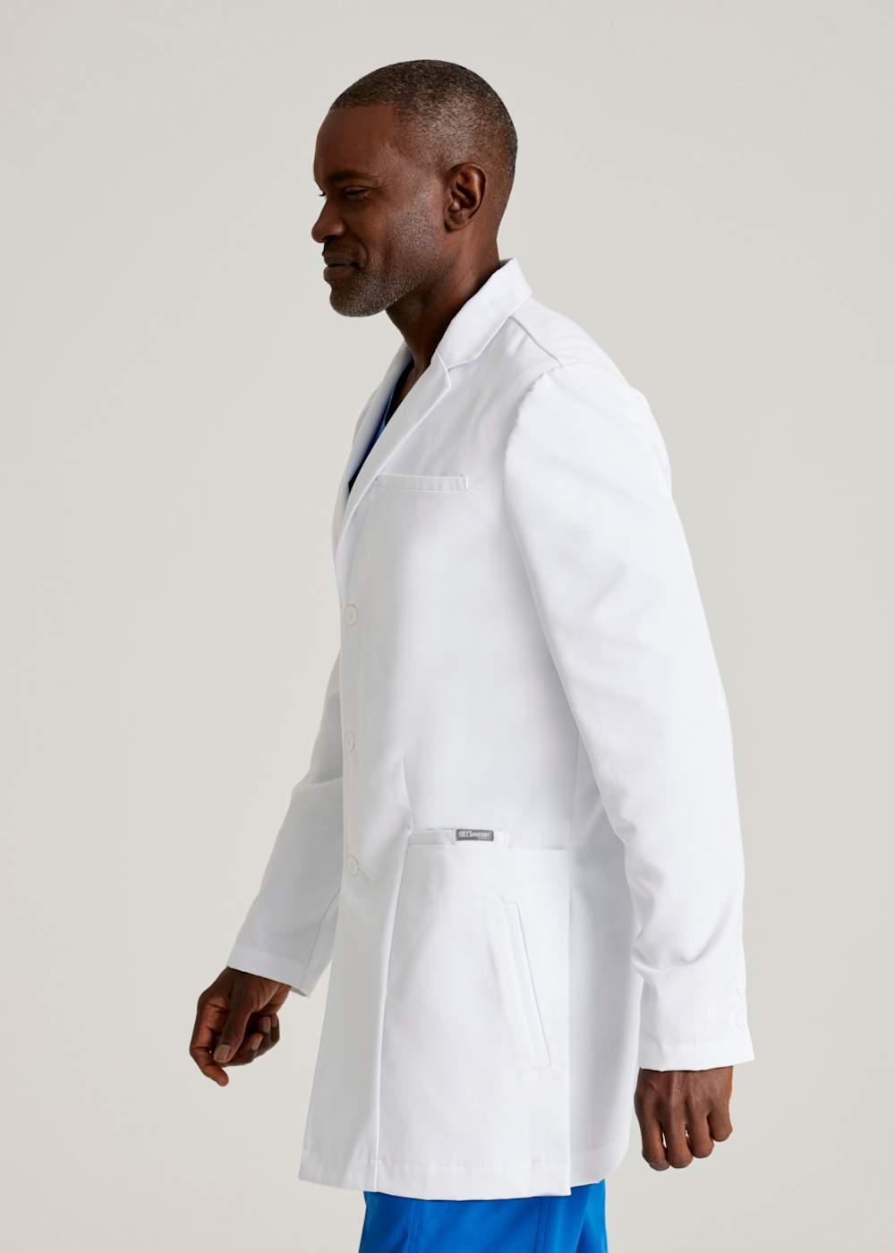 Derek 6-Pocket 35 Inch 3-Button Lab Coat | Scrubs & Beyond