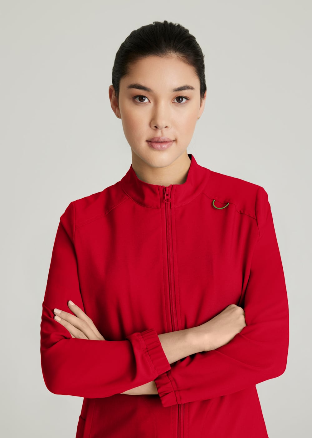 3-Pocket Zip Front Warm Up Jacket