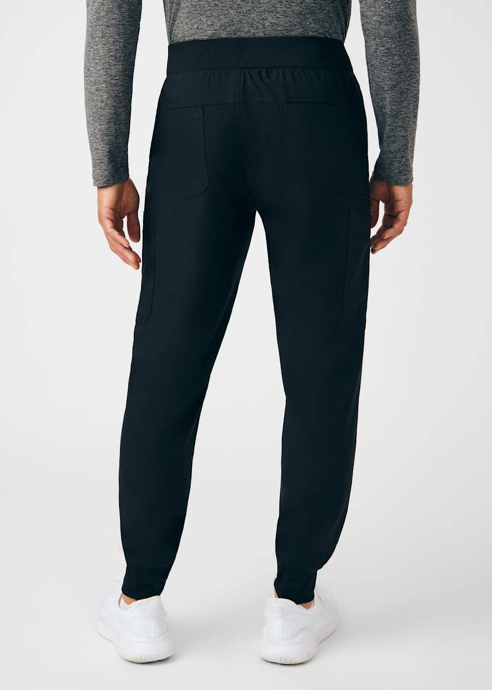 7-Pocket Rib Knit Waistband Men's Cargo Jogger