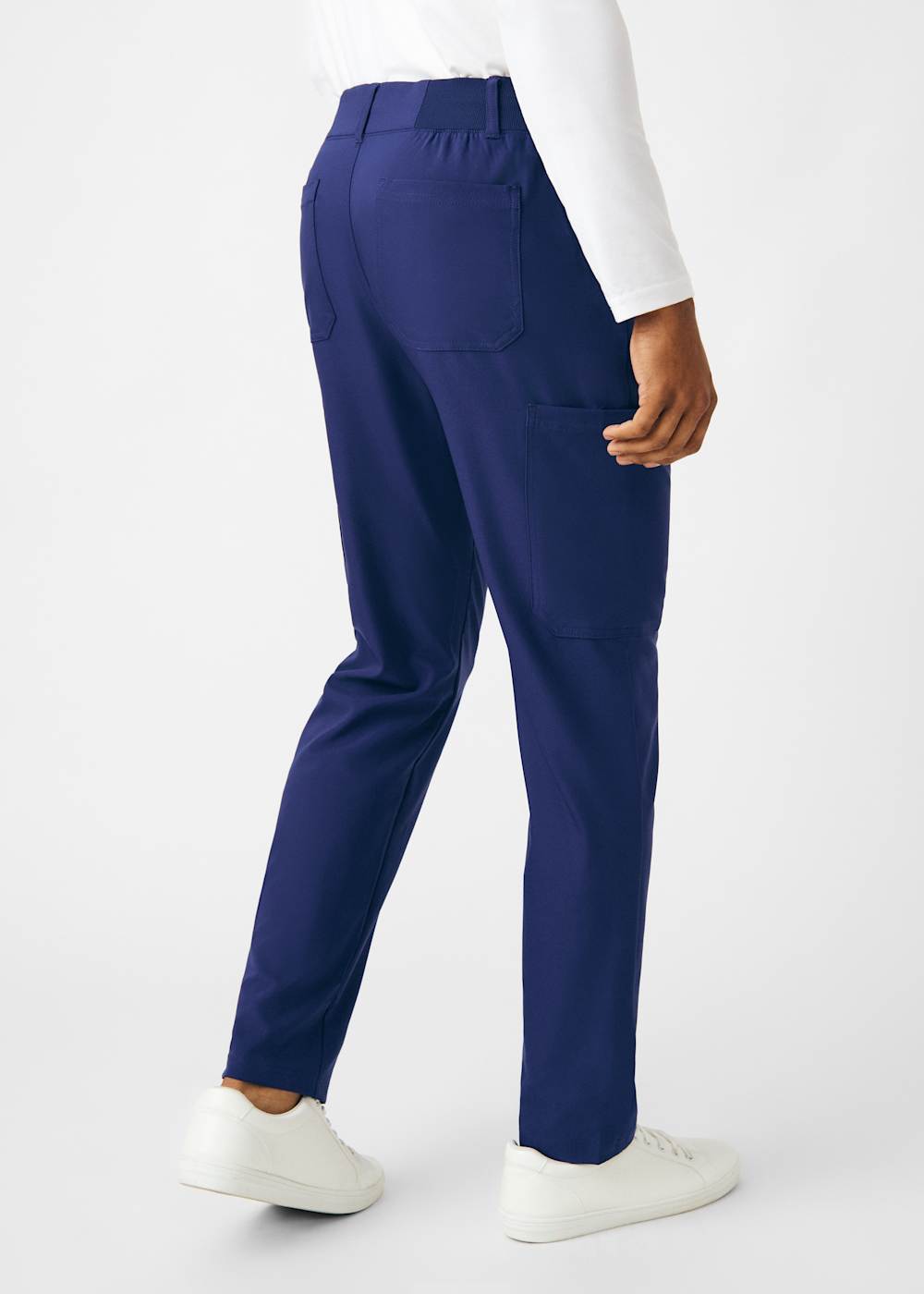 8-Pocket Rib Knit Waistband Men's Cargo Pant | Scrubs & Beyond