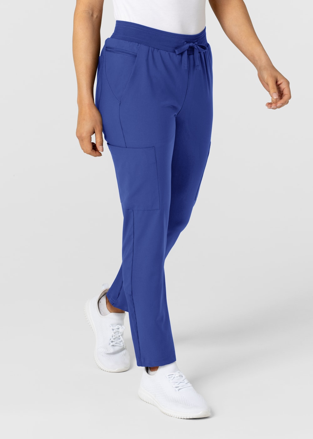8-Pocket Elastic Waistband Cargo Jogger