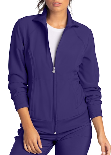 Grape scrub jacket shop