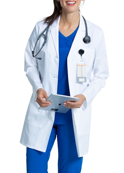 Lab coat length for nurse practitioner 2025