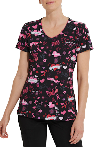 Breast cancer awareness scrub jackets clearance
