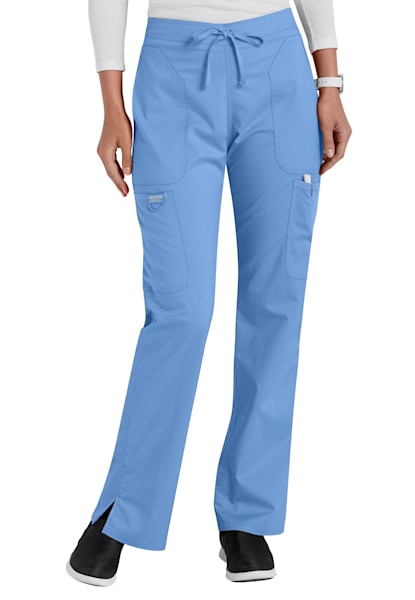 Anon Womens Scrub Pants Whisper Collection PolySpandex  Steel Blue