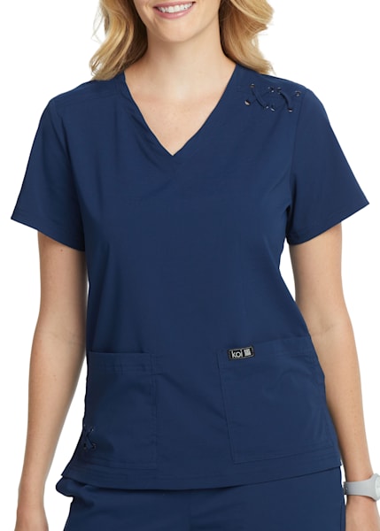 Women's Nursing Work Nurse Uniform Suit Lab Navy