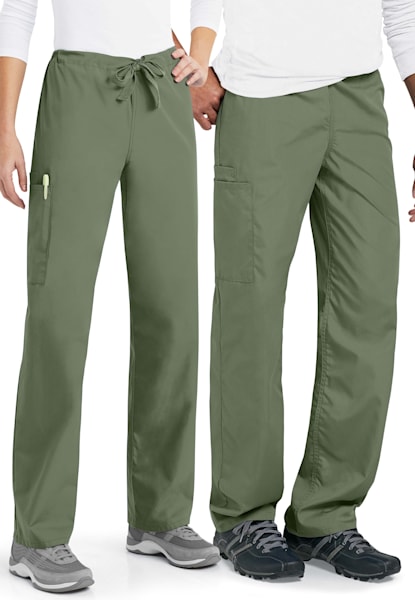 Cherokee Workwear Unisex Drawstring Cargo Scrub Pants