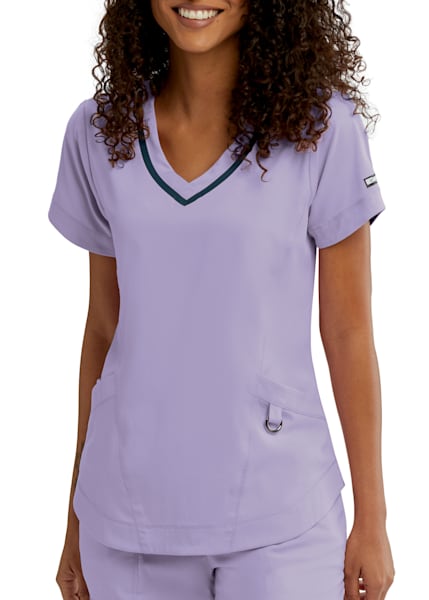 Grey's Anatomy Impact New Color Wisteria Purple  Medical scrubs fashion,  Medical scrubs outfit, Nurse fashion scrubs