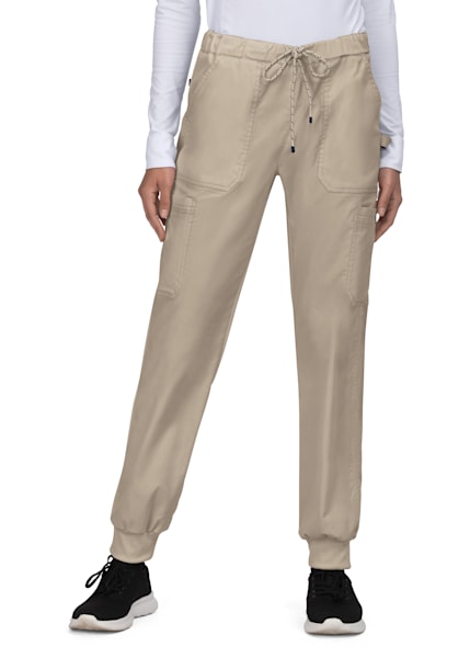 Sonoma Mid Rise Straight Khaki Pants Women's 14 Elastic Sides