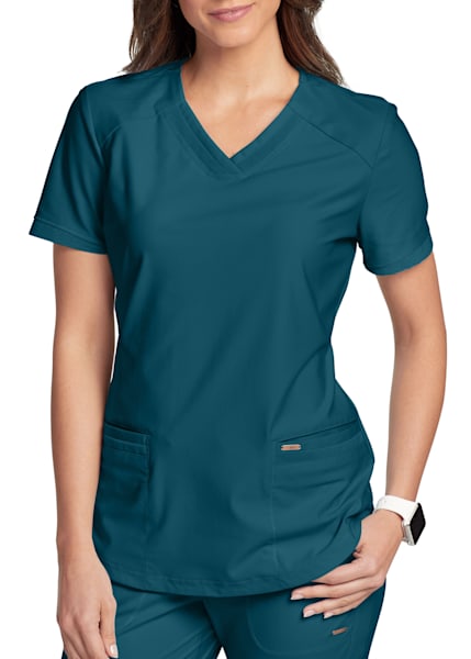 Beyond Scrubs Happiness Collection Charm Scrub Top