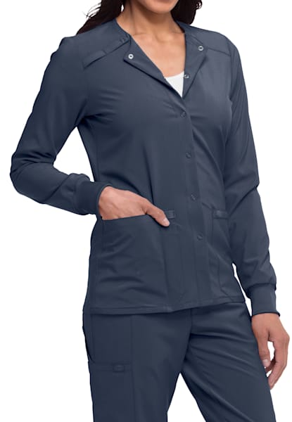 Keeping the Blues Alive Premiere Flex Full-Zip Scrub Jacket (Women