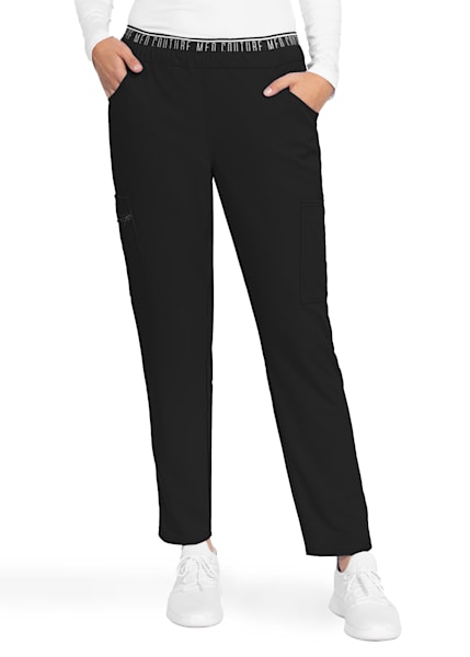 Womens Long Leg Nurse Work Carer Trousers BLACK 31inch Stretch Elasticated  Pants