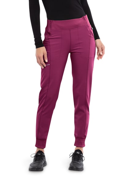 Infinity by cherokee elastic waist jogger scrub pants with certainty clearance