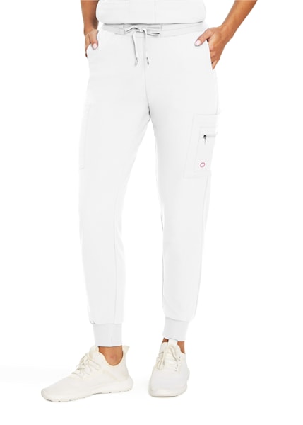 Petite White Joggers