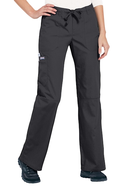 Cherokee Workwear Core Stretch Drawstring Cargo Scrub Pants