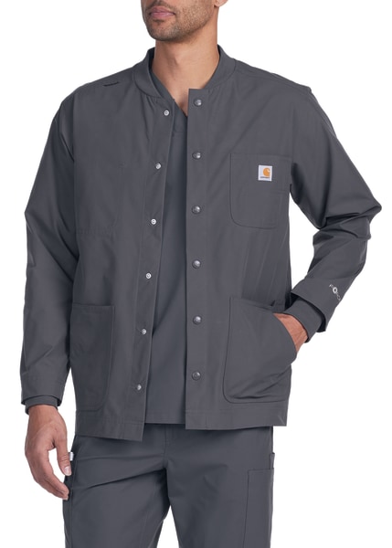 Men's Warm-Up Solid Scrub Jacket