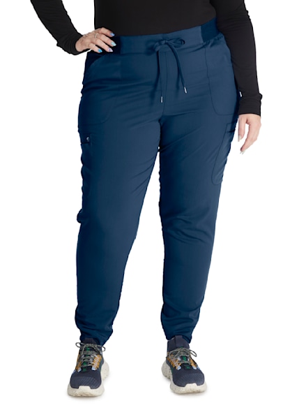 Cargo scrubs pants STRETCH, navy blue, SE6-G