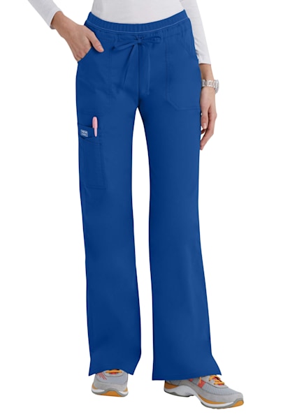 Cherokee Workwear Core Stretch Comfort Waist Cargo Scrub Pants