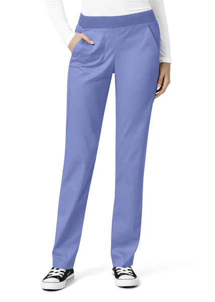 Health Pro Heart Women's Heart Cargo Pocket Elastic Stretch Waist with  Drawstring Scrub Pants - Navy