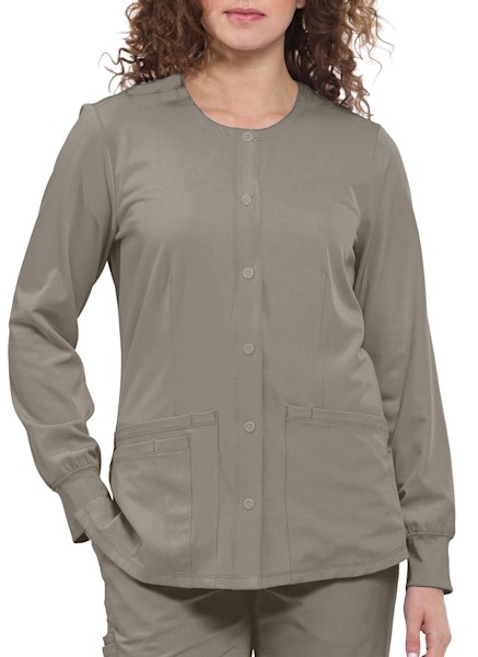 Khaki scrub shop jacket