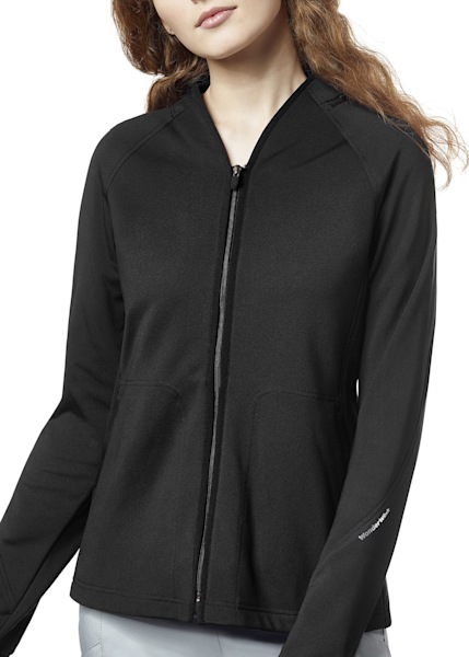 Black Fleece Jacket | Scrubs & Beyond