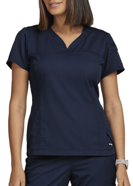 Grey's Anatomy Spandex Stretch Men's Wesley Top - Just Scrubs