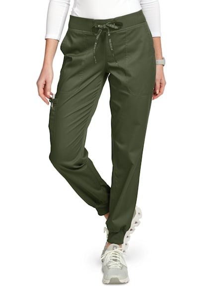 Green Ankle Pants