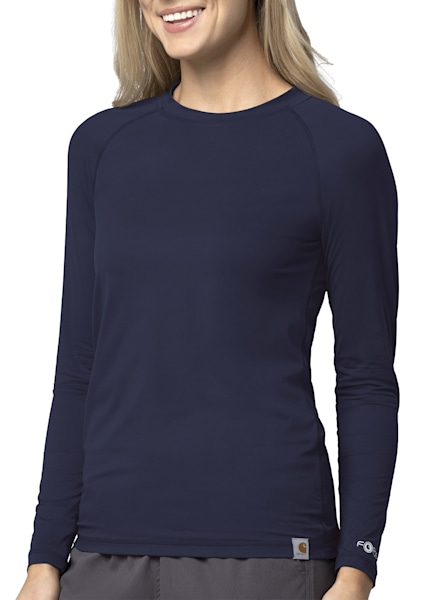 Carhartt Women's Jersey Long Sleeve T-shirt (Large) in the Tops