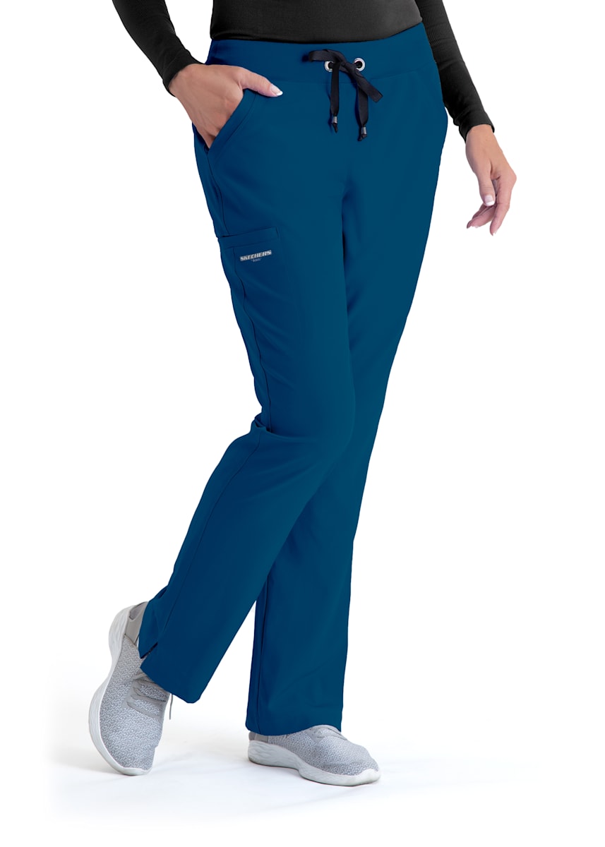 Skechers Reliance 3 Pocket Mock Wrap Scrub Top