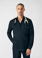 4-Pocket Zip-Front Men's Jacket | Scrubs & Beyond