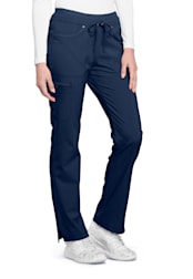 Buy Cherokee iflex Mid Rise Tapered Leg Drawstring Pants - Cherokee  Uniforms Online at Best price - UT