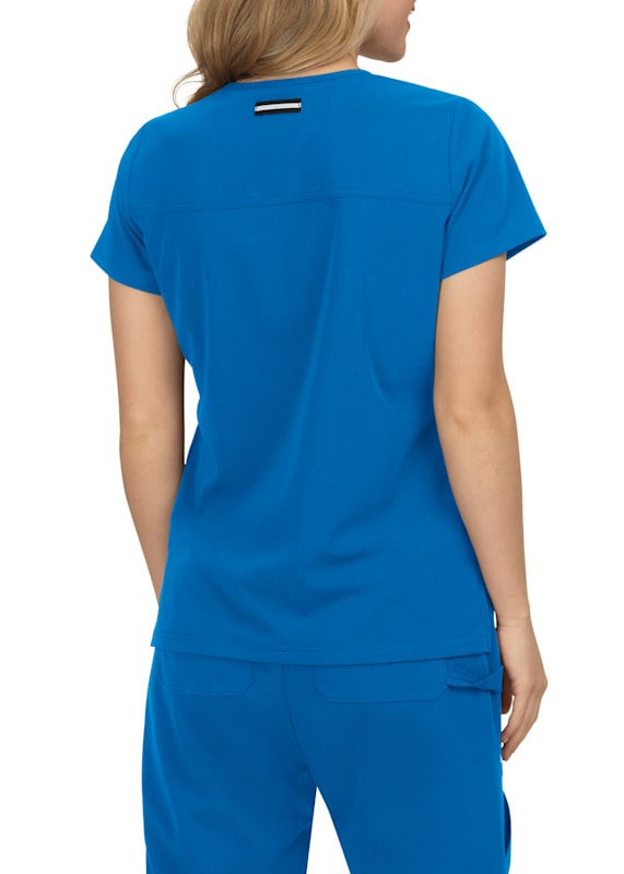 Hustle and Heart 3-Pocket V-neck Scrub Top