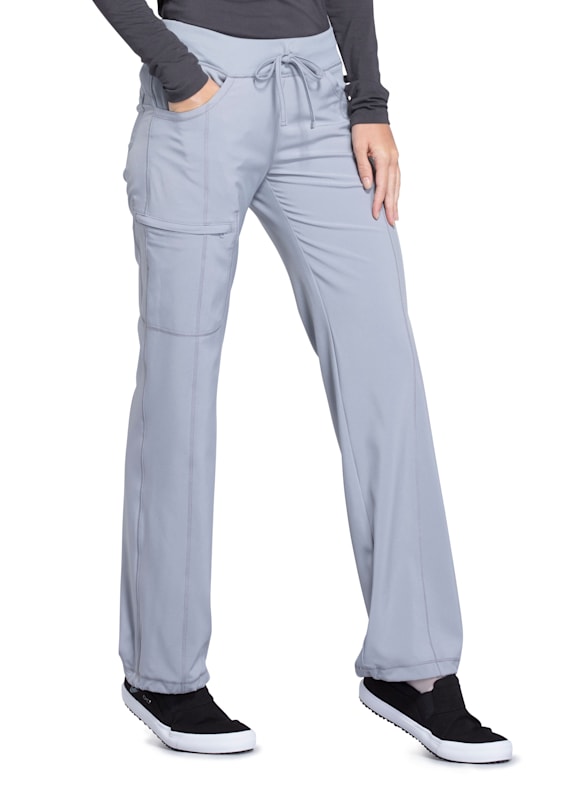 Cherokee Mid Rise Straight Leg Drawstring Pant