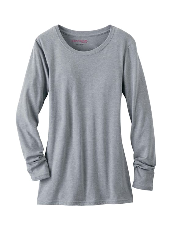 Just Love Women's Underscrub Long Sleeve T-Shirt Plain Undershirt Tee