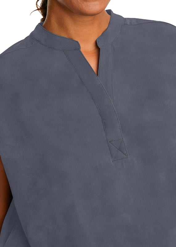 Healing Hands Purple Label Journey Mandarin Collar Scrub Top 2152 – Scrubs  Select