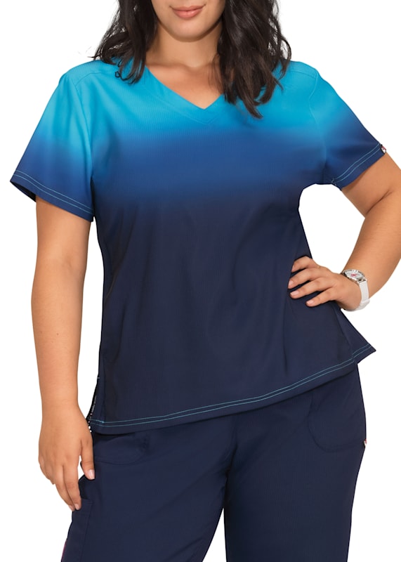 Koi lite ombre scrub top 2025