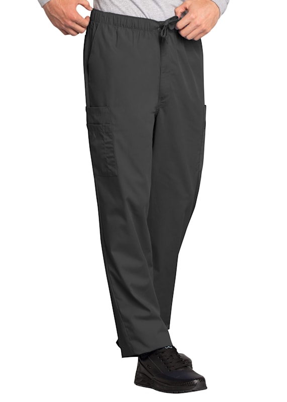 Cherokee Workwear 4000S Men's Cargo Pants, short scrub pants