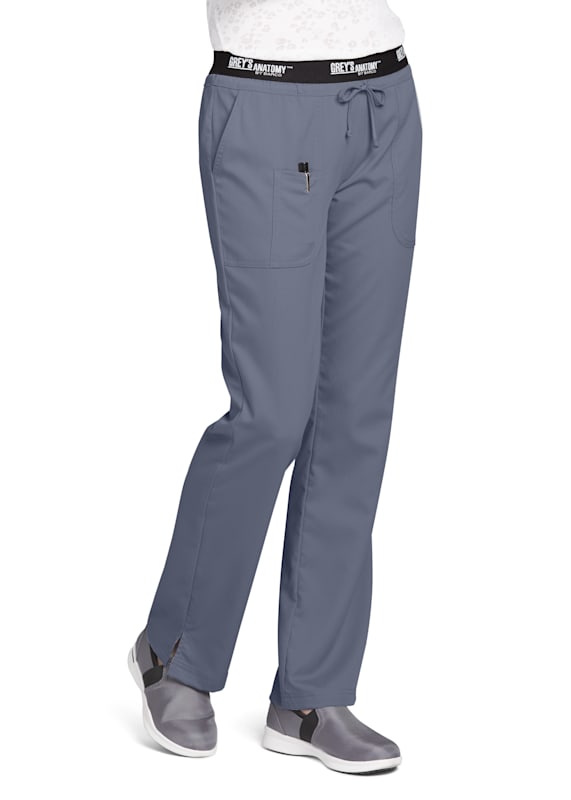 Grey's Anatomy 3 Pocket Logo Waist Scrub Pants