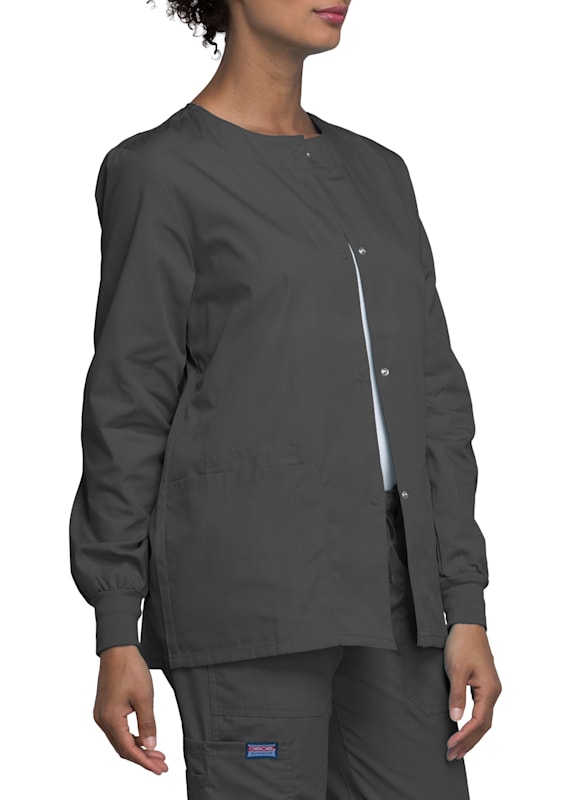 Warm up scrub jacket discount