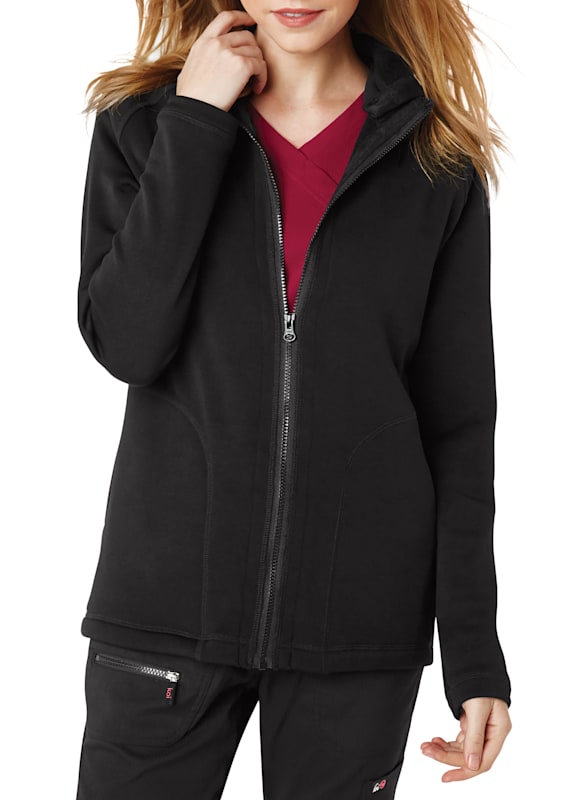 Betsey johnson bonded tech fleece coat cheap