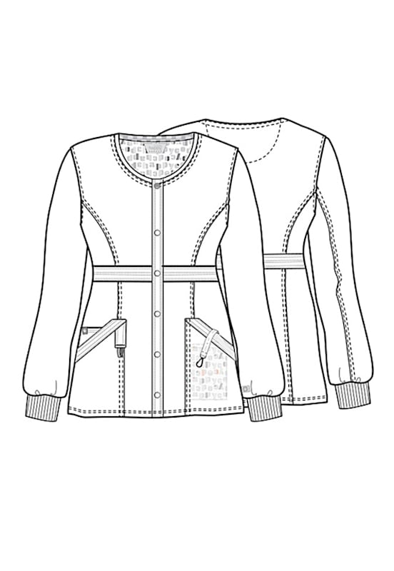 Code happy scrub jacket hot sale