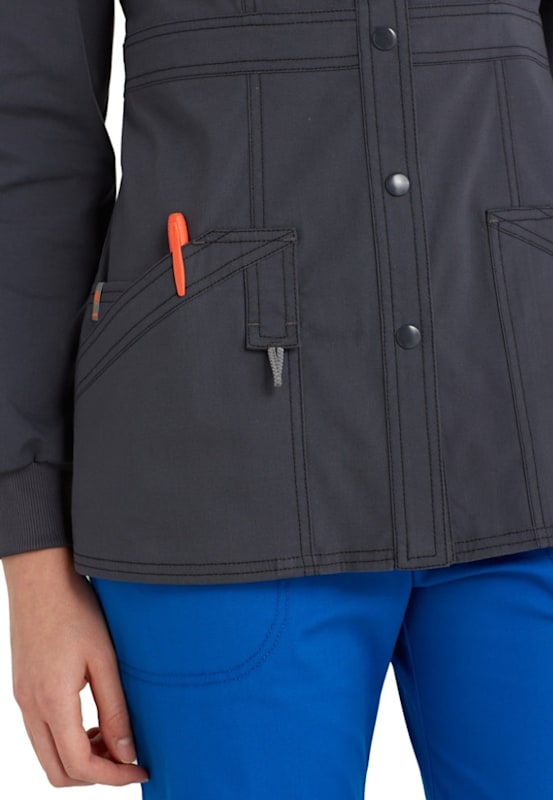 Code happy 2025 scrub jacket