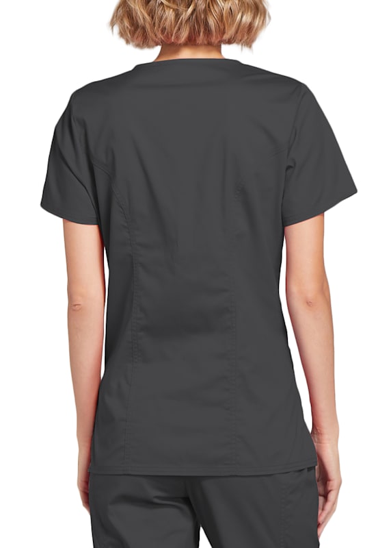 Cherokee core stretch on sale mock wrap top