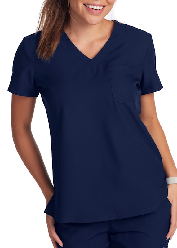 1 Pocket V Neck Top Scrubs Beyond
